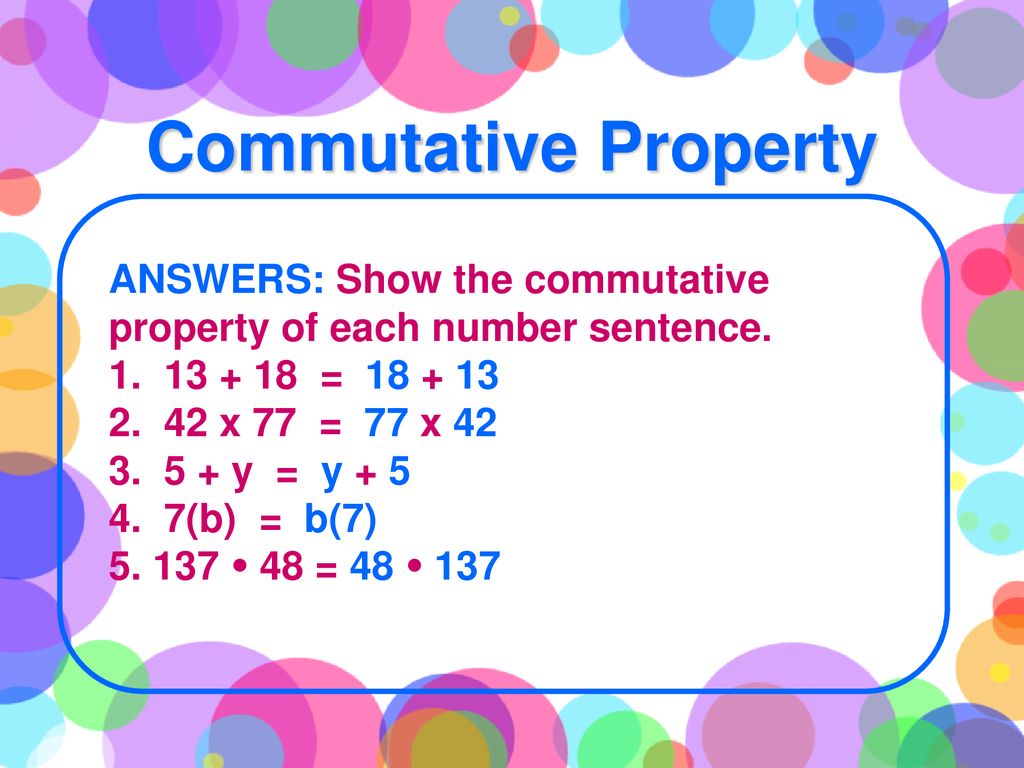 properties of addition and multiplication